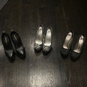 Black and Zebra Print Heels

3 set bundle

Wild diva, Fusion and Qupid